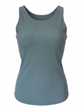 32 Degrees Women's Ribbed Tank Top in Steel Blue M